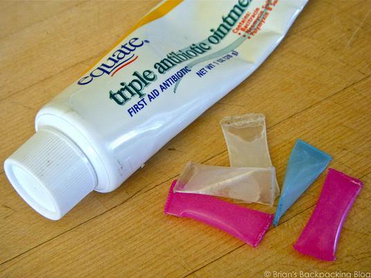 DIY single use antibiotic packets