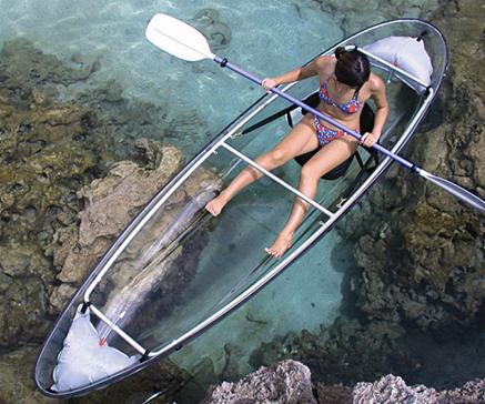 See Through Bottom Canoe