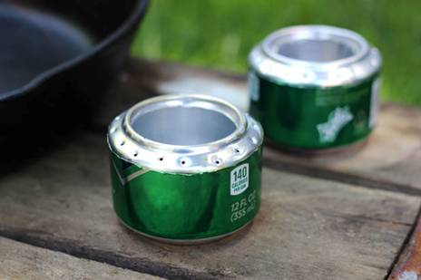 Soda can stoves