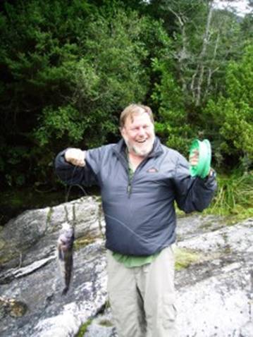 Great fishing for Blue Cod at Supper Cove